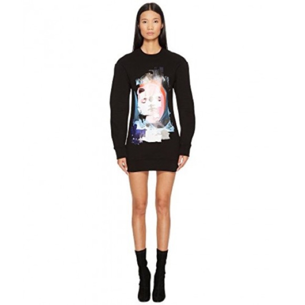 VERSACE Sportivo Felpa Donna Printed Sweater Dress